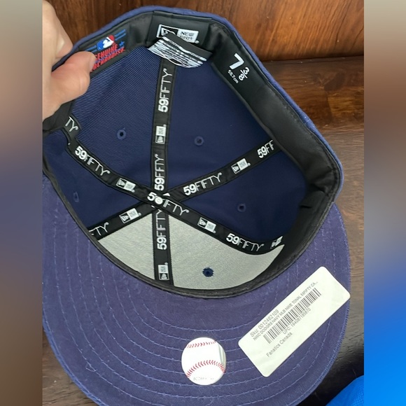 LA Dodgers 7 3/8 inch - Navy/Navy  colorway - Picture 2 of 2